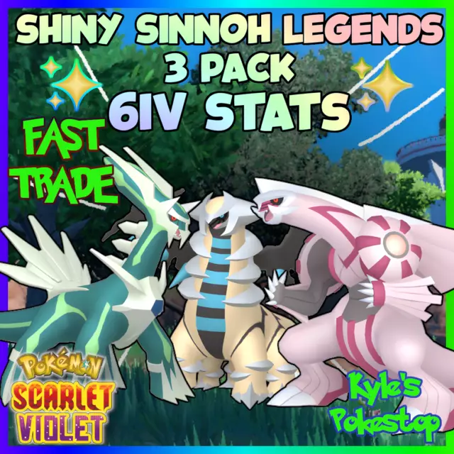 Pokemon Ultra Sun and Ultra Moon - Summer 2013 Event 6IV Shiny Giratina  Trade