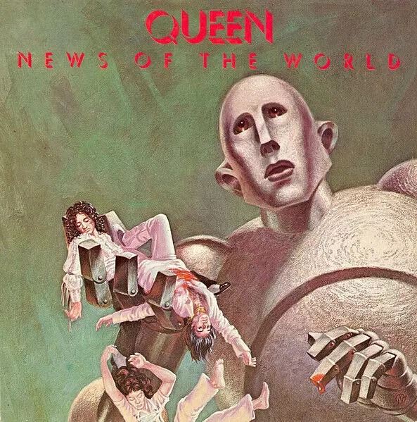 Queen – News Of The World (Vinyl, 1977), Klappcover, Original UK EMA 784 (VG+++)