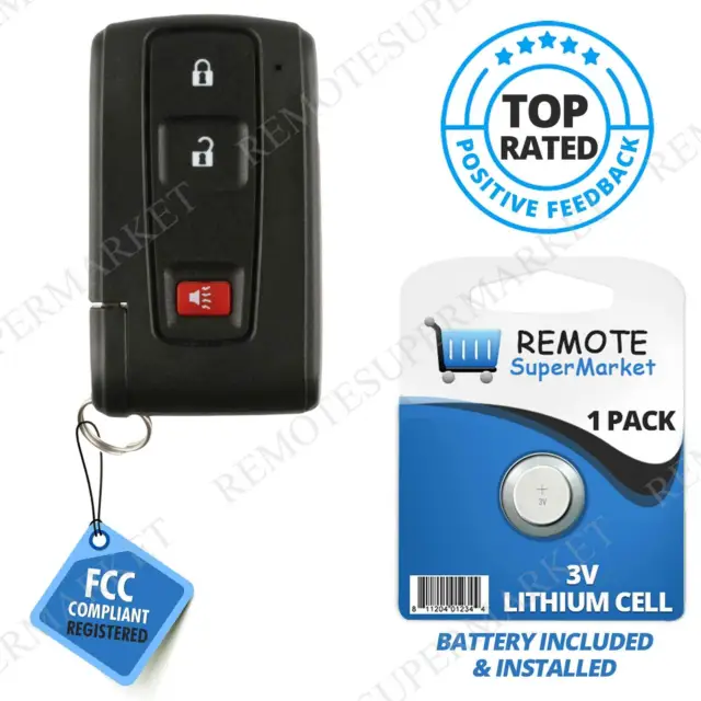 Replacement for Toyota 2004-2009 Prius Remote Car Keyless Entry Key Fob Entry