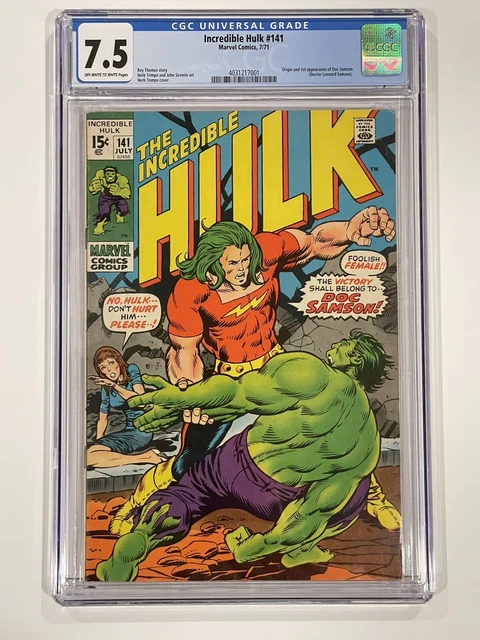 Incredible Hulk #141 CGC 7.5 - 1st Doc Samson