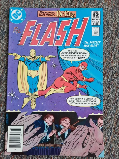 Flash #306  1982 DC Comics Dr Fate Back-Up Story , VF