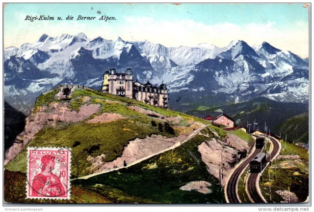SUISSE - BERNE - Rigi-Kulm u die Berner alpen