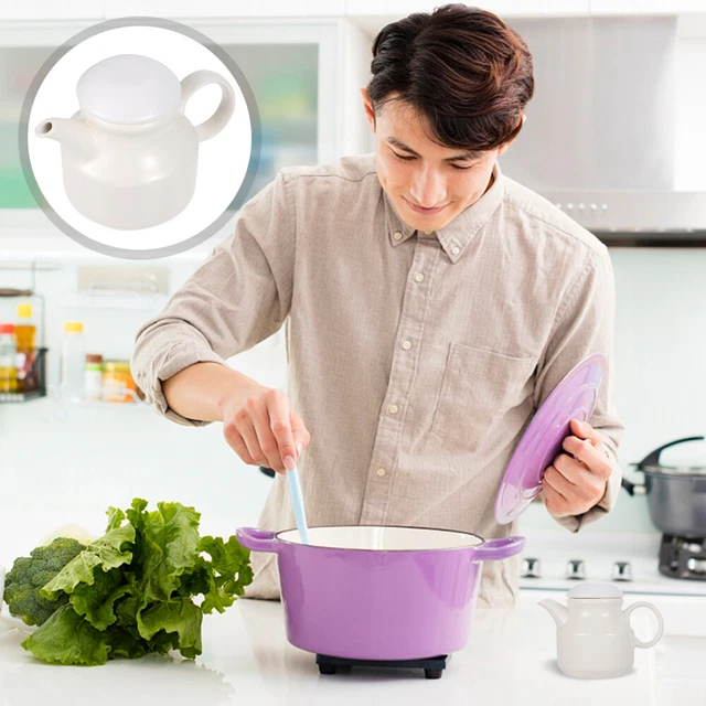 Barattolo Per Salsa Con Pennello - Accessorio Barbecue In Acciaio Inox, Lavabile In Lavastoviglie - Foto 2