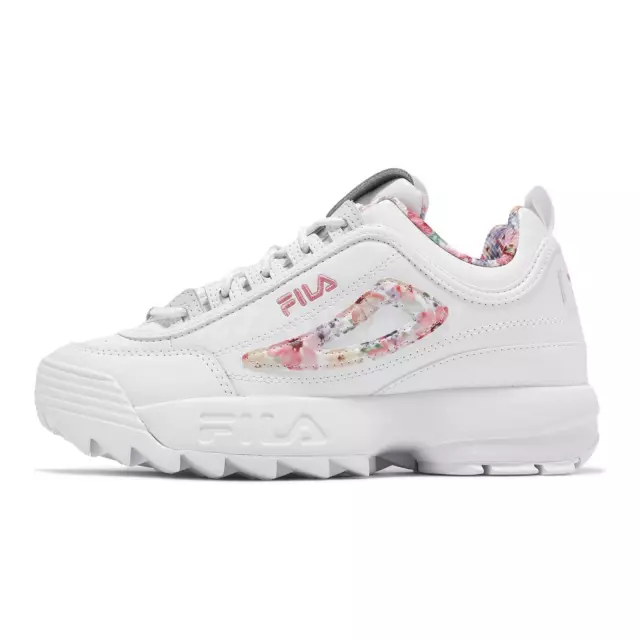 Fila Disruptor II 2 Flower White Pink Women LifeStyle Casual Shoes Sneakers 2