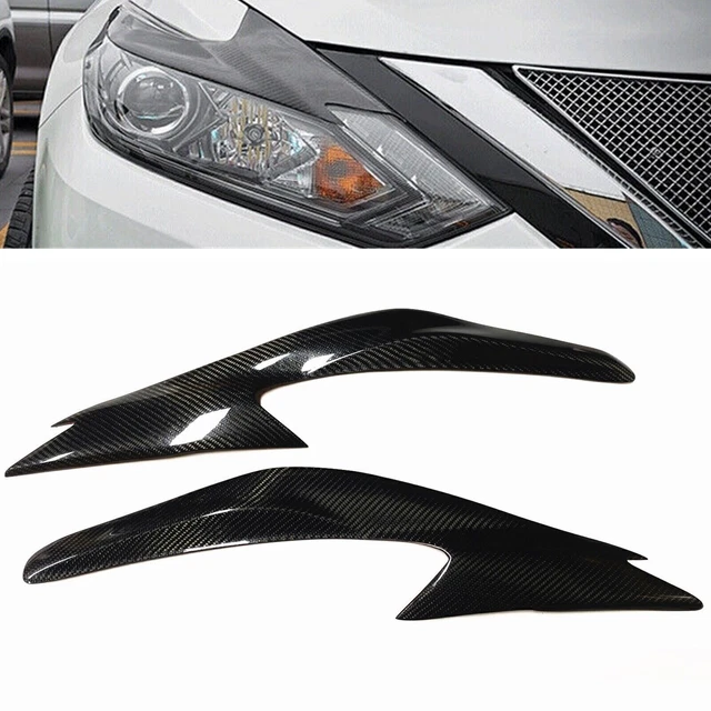 thumbnail image 2 of 1 Pair Front Headlamp Eyebrow, Protective Eyelid Cover Trim 2 of 14