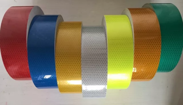 High Quality High Intensity Hi Vis Viz Reflective Tape Vinyl Self-Adhesive UK