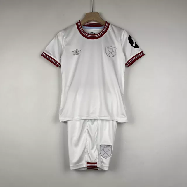 New 23/24 West Ham United Kids Home Away Kit with or without Name