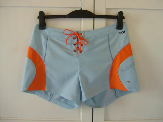 Nike Damen Shorts Sport Nike Sphere Dry Hellblau/Orange Gr. S