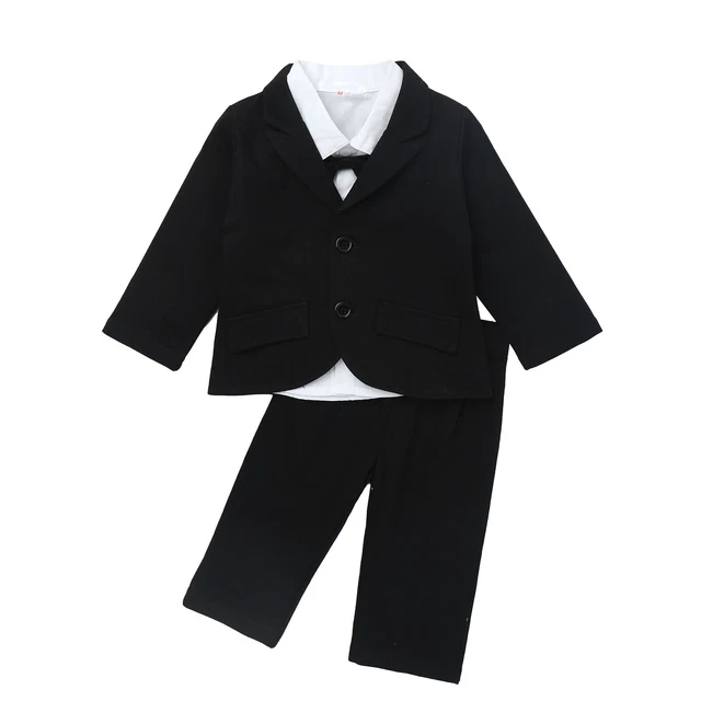 Abiti da gentiluomo neonato bambini bambini camicia blazer cappotto blazer pantaloni romper
