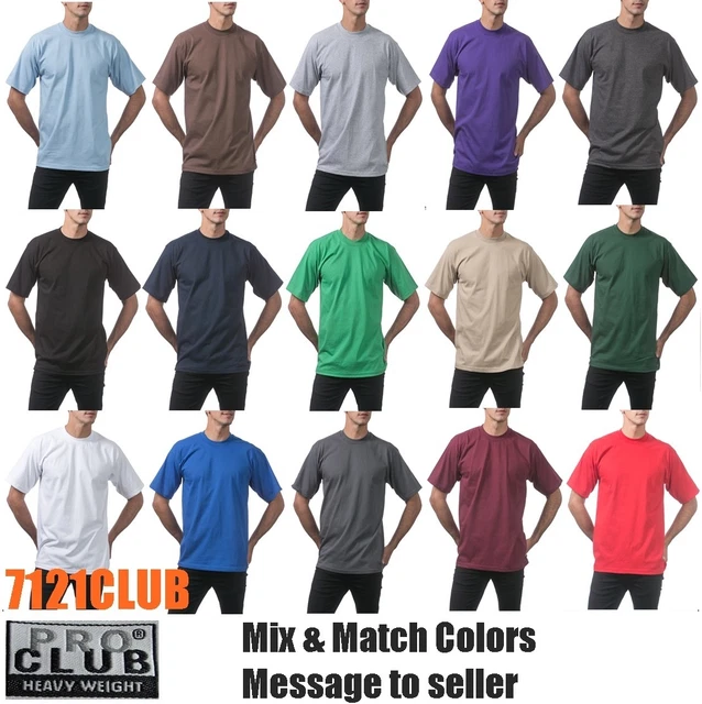 [Pack Of 6] JOHN SON Men's Super Heavy Weight Tall T-Shirts - LT To 7XLT (Variety Pack) 2 thumbnail image