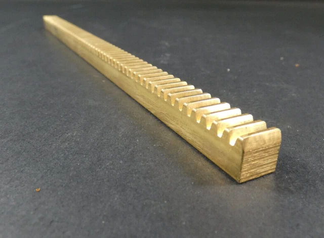 Rack | brass | module 1.25 | length 250 mm