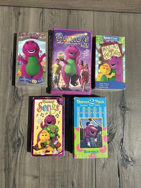 Barney The Dinosaur Vhs Video Tape Lot S Vintage Tv Series Lyons The Barney The Dinosaur Vhs Video Tape Lot S Vintage Tv Series Lyons The