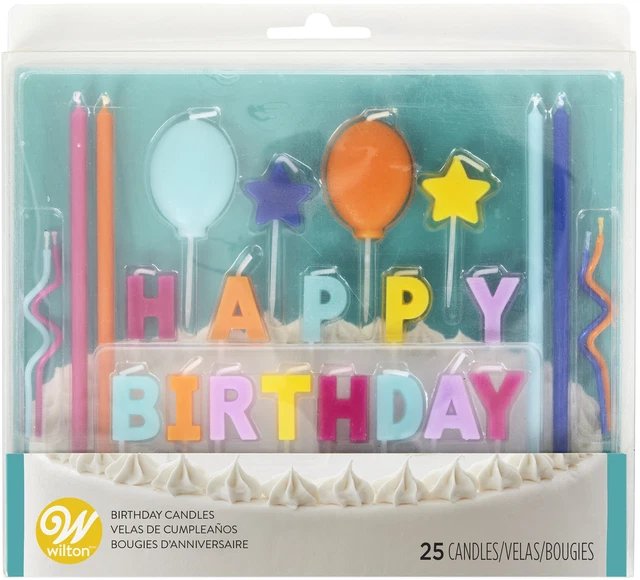Velas de cumpleaños 24/paquete-W110031