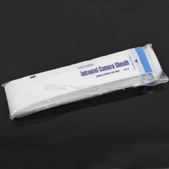 100pcs Disposable DENTAL Intraoral CAMERA Sleeves Sheaths​ Covers A04-6