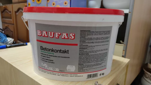 Betonkontakt von Baufas