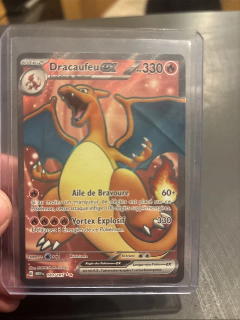 CARTE POKÉMON DRACAUFEU ex FA - 183/165 - Ev3.5 - 151 FR Neuve EUR 100