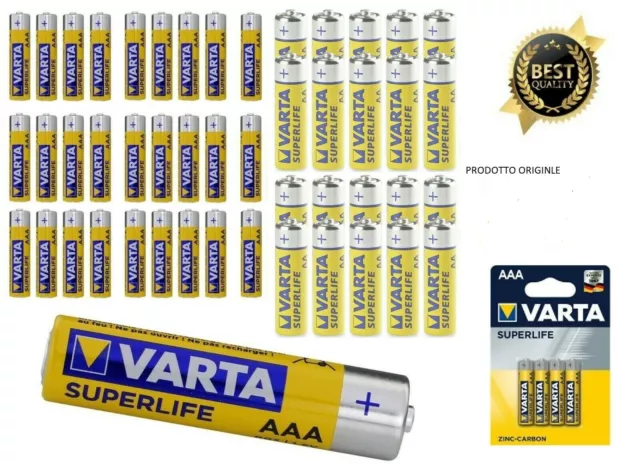 Batterie Varta Superlife 48-90-100 Pile Stilo AA