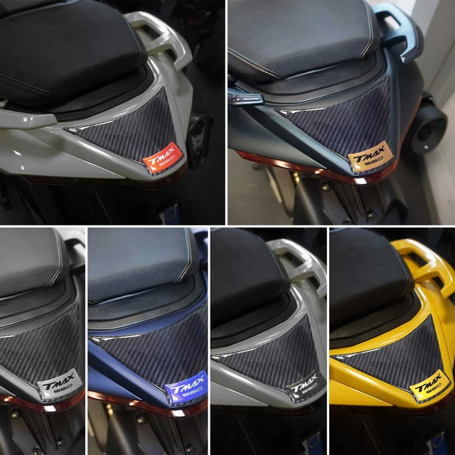Pegatinas 3D De Protección Para Yamaha TMAX 530 (2012-2016) - Diseño En Carbono O Blanco, Marca Resin Bike