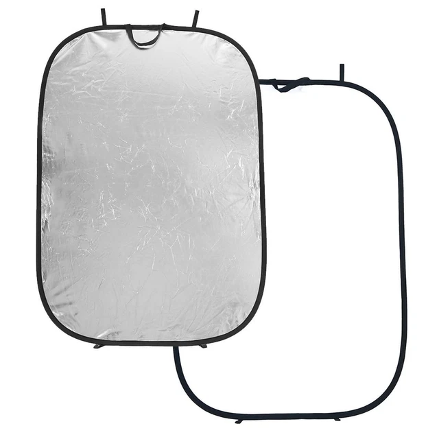 Manfrotto 6x4' Oval Collapsable Panelite Reflector, Silver/White #LL LR7231