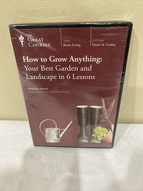 The Great Courses How To Grow Anything DVD. 2013. New. Sealed