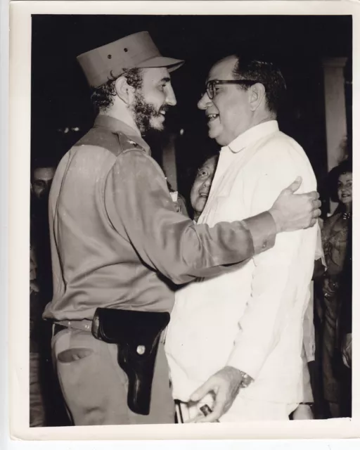 Original Korda photo, Fidel Castro, Cuban revolution photo, cold war press photo