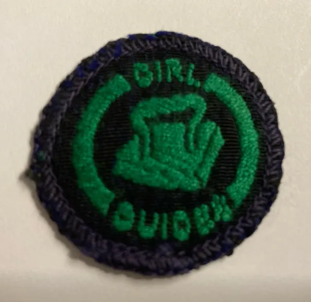 Vintage Girl Guides Embroidered ‘LAUNDRESS’ Interest Badge Dating From 1960s