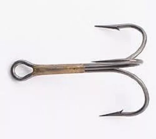 EAGLE CLAW BRONZE TREBLE HOOKS   -  PIKE / SEA - size 10'S TO 4/0's