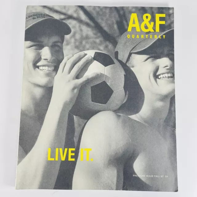 Abercrombie & Fitch A&F QUARTERLY Fall 1997 CATALOG Premier #1 Issue Bruce Weber