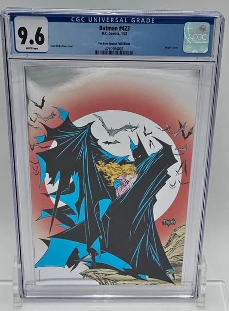 Batman #423 2022 DC Comics Todd McFarlane Fan Expo Special Foil Variant CGC 9.6