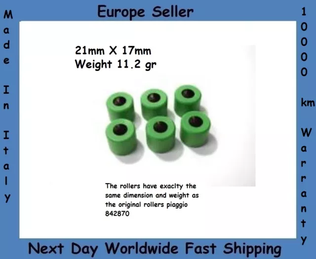 Gilera Nexus 250  2007 - On OEM Quality Rollers 842870