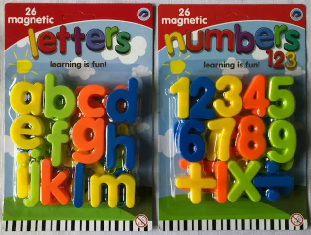 Magnetic Lower Case Letters And/Or Numbers - Kids Toy/ Learning/ Fridge Magnets
