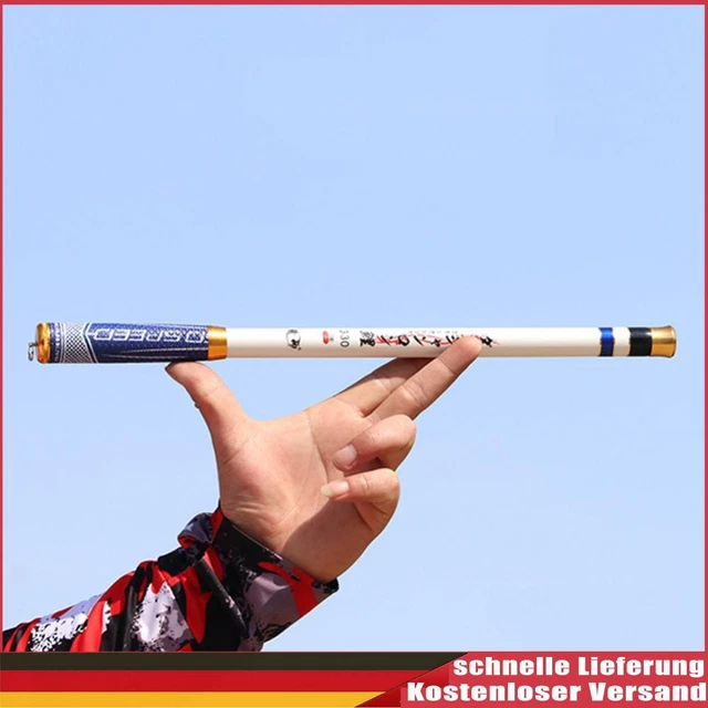 Canna Da Pesca Sougayilang Megalodon 1,8/2,1 M - 2 Sezioni In Carbonio Con Doppia Punta (Medium E MH) - Per Acqua Dolce E Salata