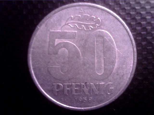 East  German   50 Pfennig    1958  Dec11