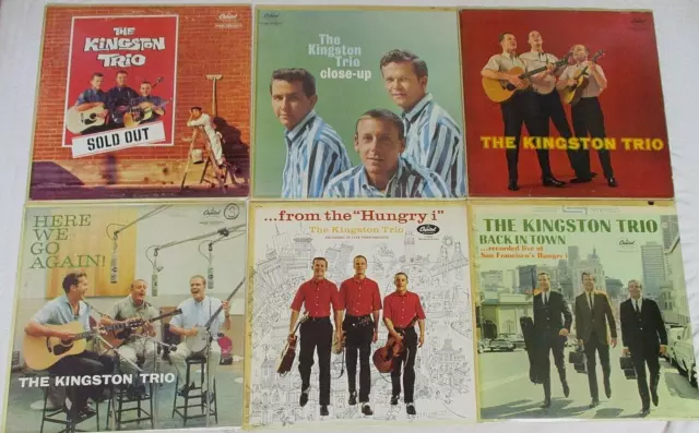 The Kingston Trio - Sammlung 6 LP's in Top Zustand mit Liste und Fotos