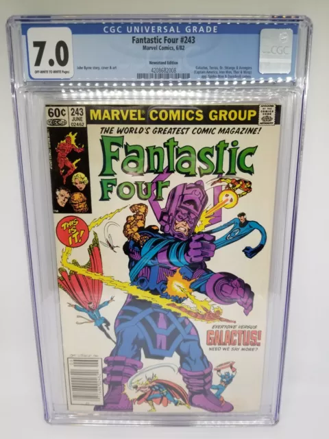 Marvel Comics Fantastic Four #243 CGC 7.0 Graded