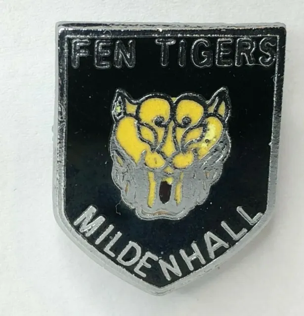 1970's Mildenhall Fen Tigers Enamel Badge 26 x 21 mm