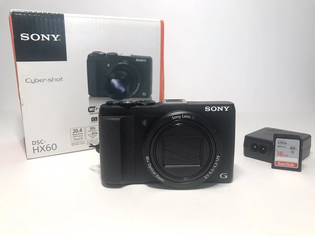 SONY DSC-HX60 - Exc. condition - Zoom X 30 - Memory card 16 Gb