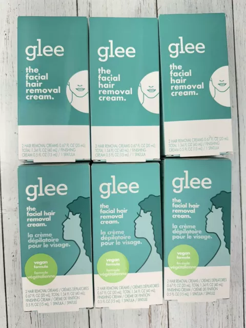 Glee the Facial Hair Removal Cream Vegan - 6 Boxes