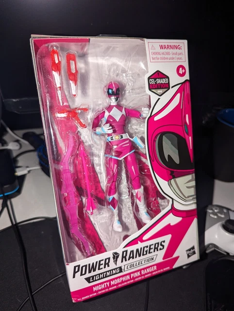 Power Rangers Lightning Collection Mighty Morphin Pink Ranger Cel Shaded Edition