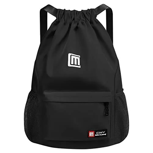 Eucomir Sac à Dos à Cordon, Sac à Cordon Imperméable Large Bandoulière Sacs de S