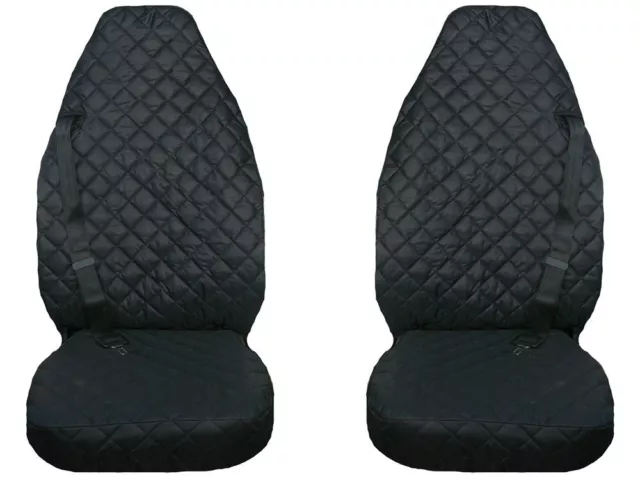 DESIGNED TO FIT Mercedes Actros MP3 Truck Seat Covers 2 pieces (1+1) BLACK