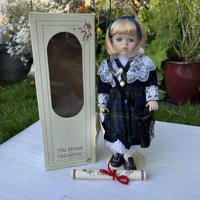 VINTAGE 1998 THE House Of Valentina Limited Edition Porcelain Doll