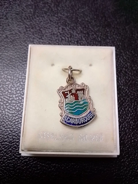 Scarborough sterling silver charm pendant acid tested