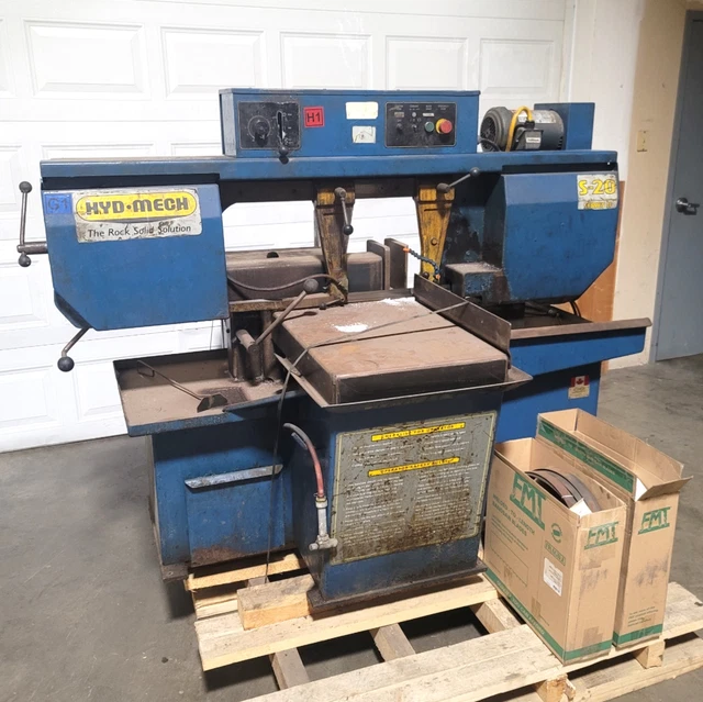 HYD-MECH S-20 Horizontal Pivot Metal Bandsaw 480VAC 3-Ph, 2Hp, 13" x 18" Max Cut