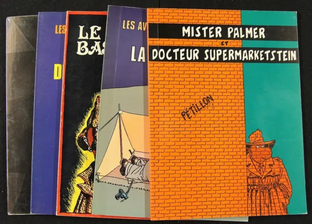 PETILLON Lot de 5 albums de jeunesse EOs Editions du Fromage 1976-1979