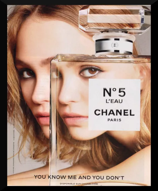 PRINT AD  Parfum "  CHANEL N°5  "  L'EAU  Original  PUBLICITE - PUB