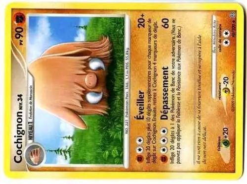 Pokemon Tempete Unco N°  46/100 Cochignon