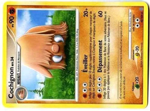 Pokemon Tempete Unco N°  46/100 Cochignon