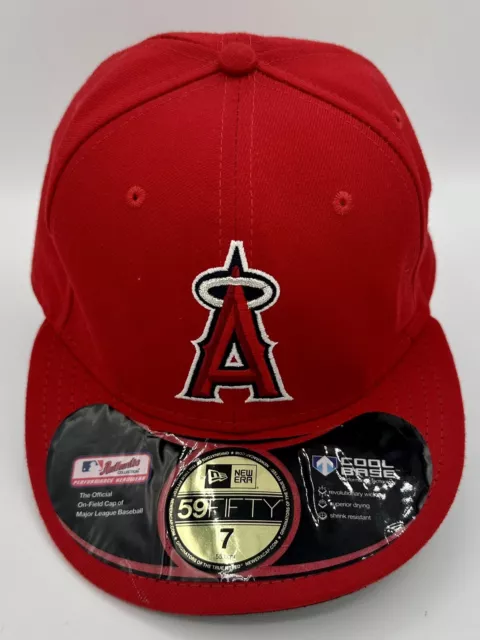 New Era 59Fifty Men's Cap MLB Los Angeles Angels of Anaheim Fitted Hat Size 7