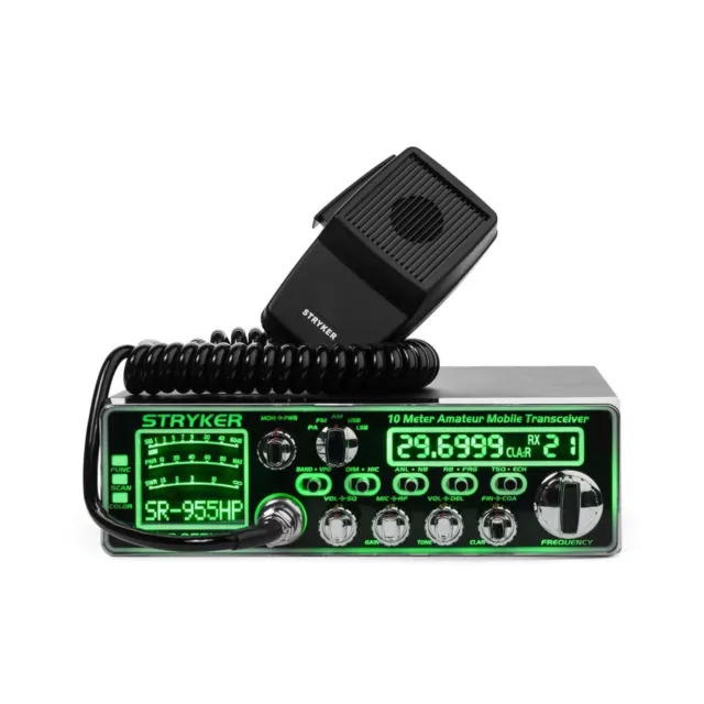 Stryker SR-955HP 10 Meter Single Side Band Radio W/LED Lighting & Clear Audio